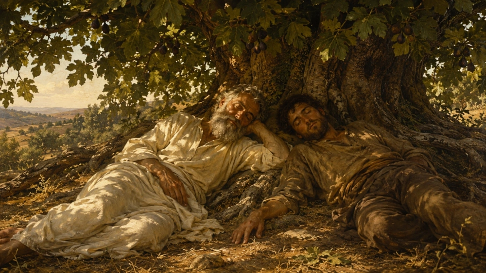 Imagen simbólica del artículo «Debajo de la higuera», en la categoría Dios y hombre.