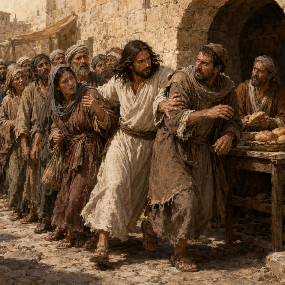 Imagen simbólica del artículo «Recemos por el Nazareno», en la categoría Dios y hombre.