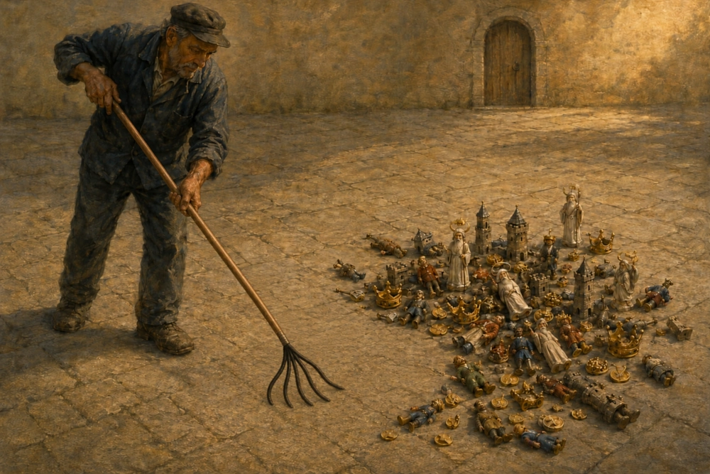 Imagen simbólica del artículo «The Forgiveness of Man», en la categoría Logos.