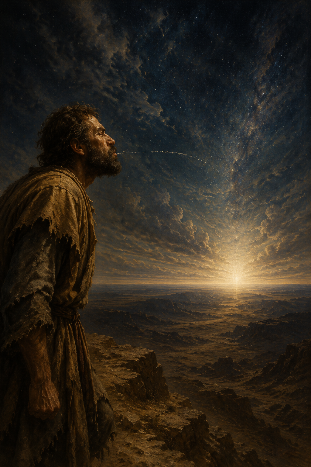 Imagen simbólica del artículo «In the beginning, was the verb», en la categoría Logos.